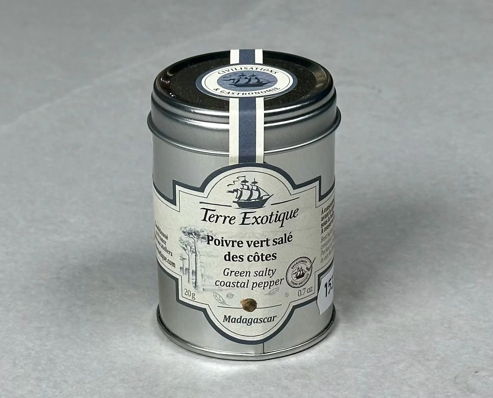 Grønn kystpepper med salt