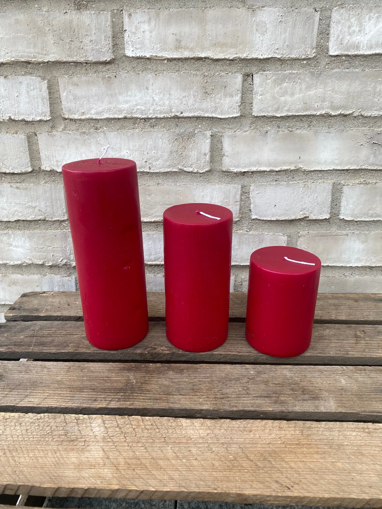 Kubbelys - rød!