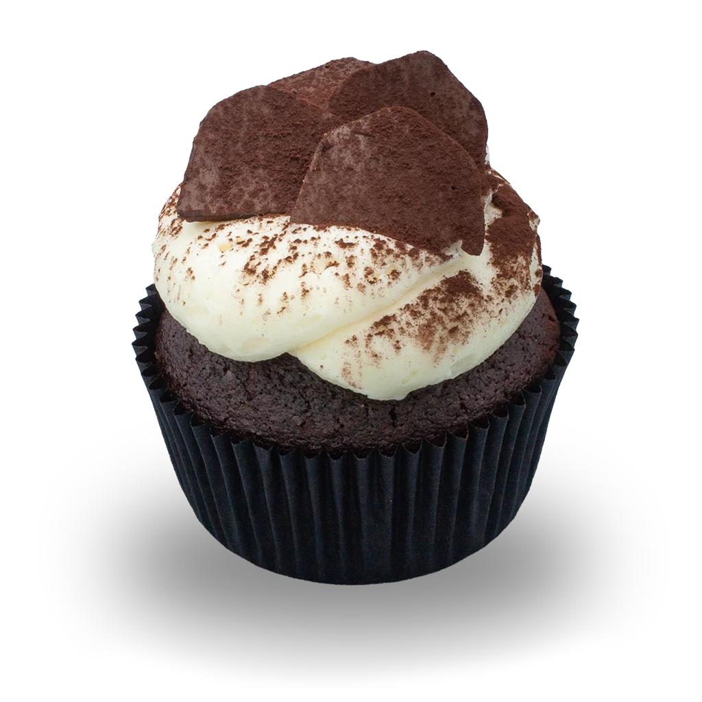 Belgisk sjokoladetrøffel cupcake