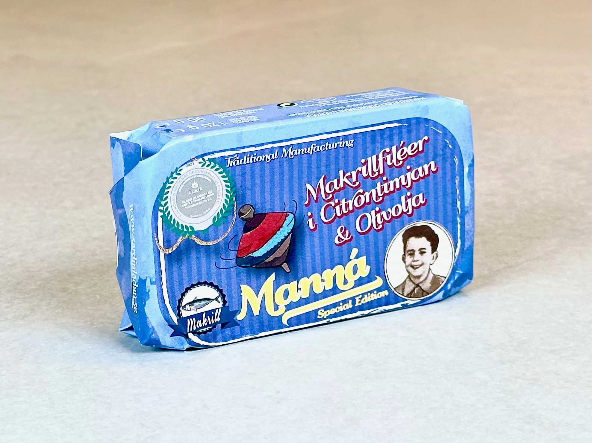 Makrell-filet i sitron/timian-olje