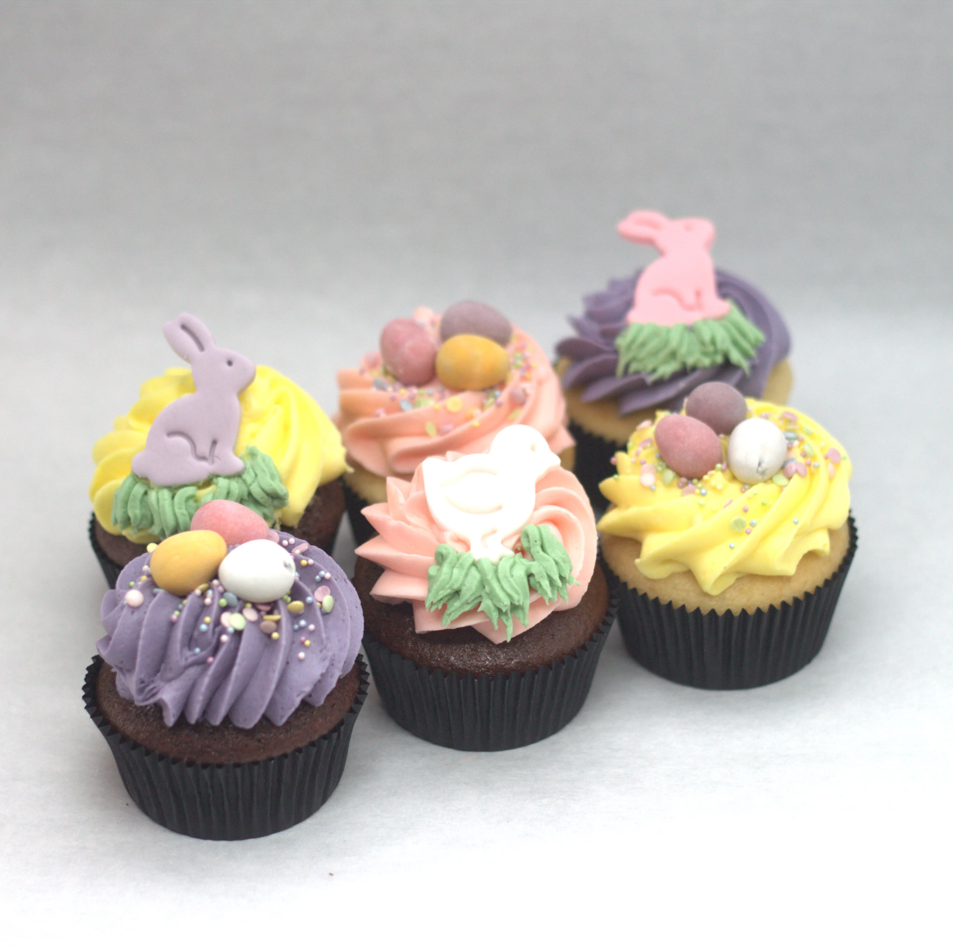 6 Cupcakes Påske