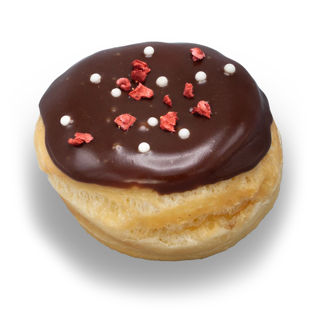 Jordbær & sjokolade donut
