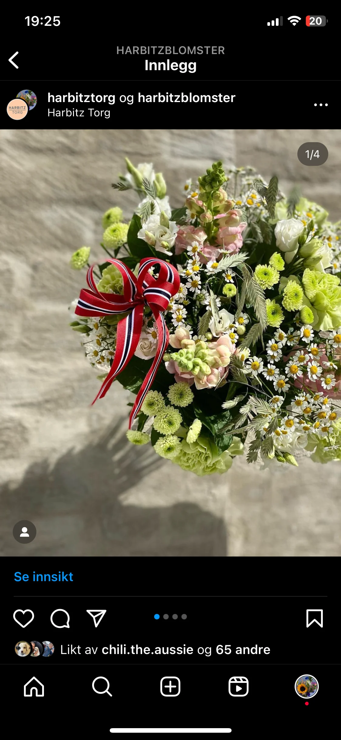 Gavekort Harbitz Blomster