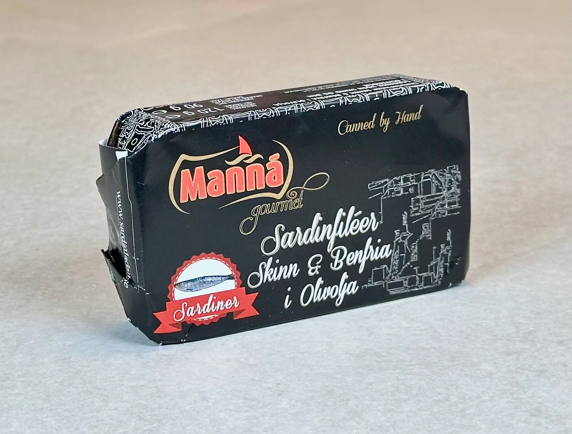 Sardin-fileter, skinn og benfrie