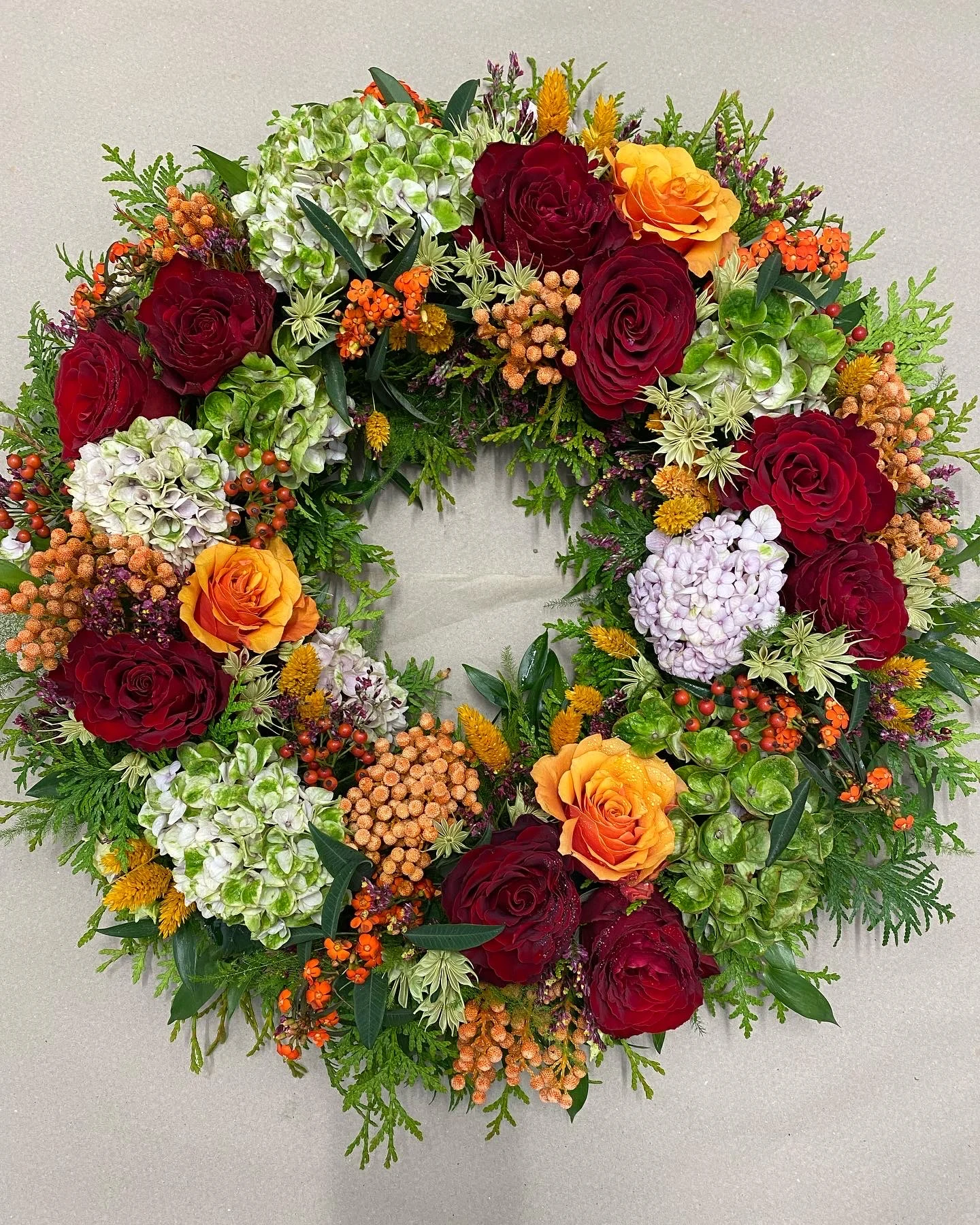 Krans til begravelse!