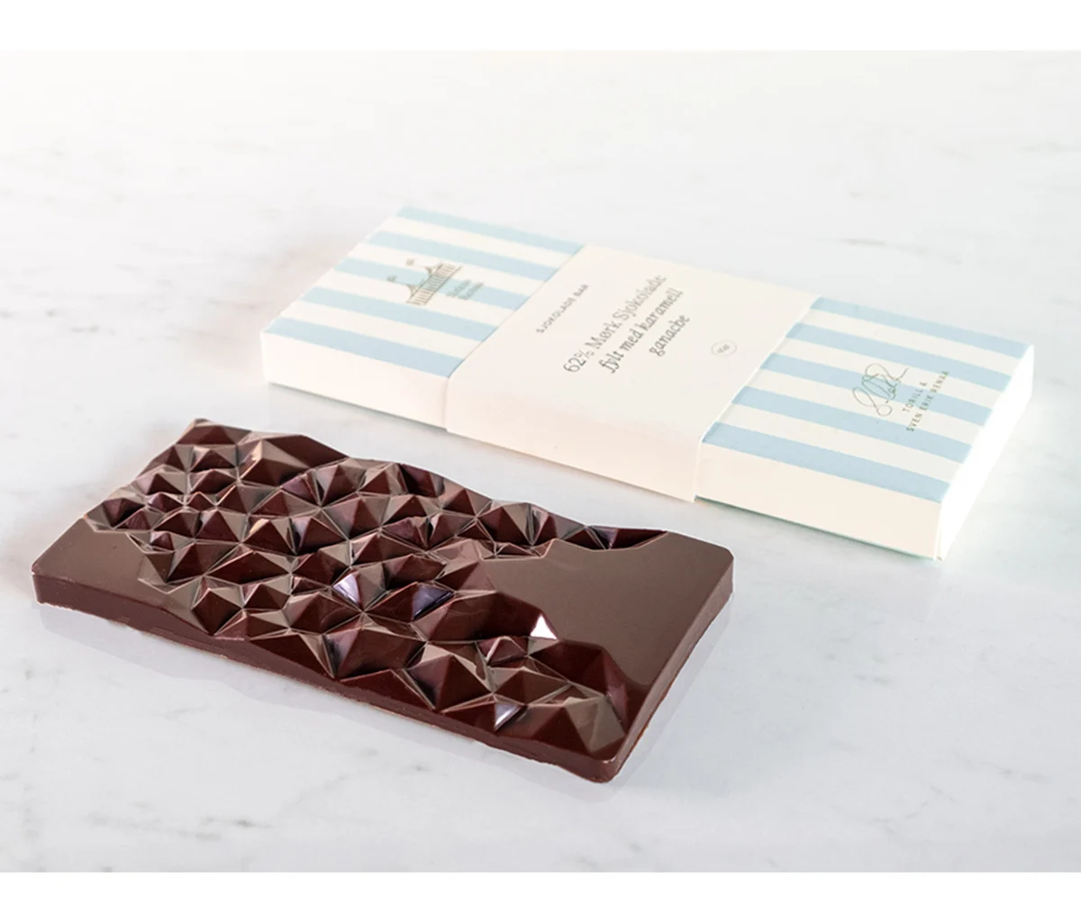 Sjokoladeplate med karamell