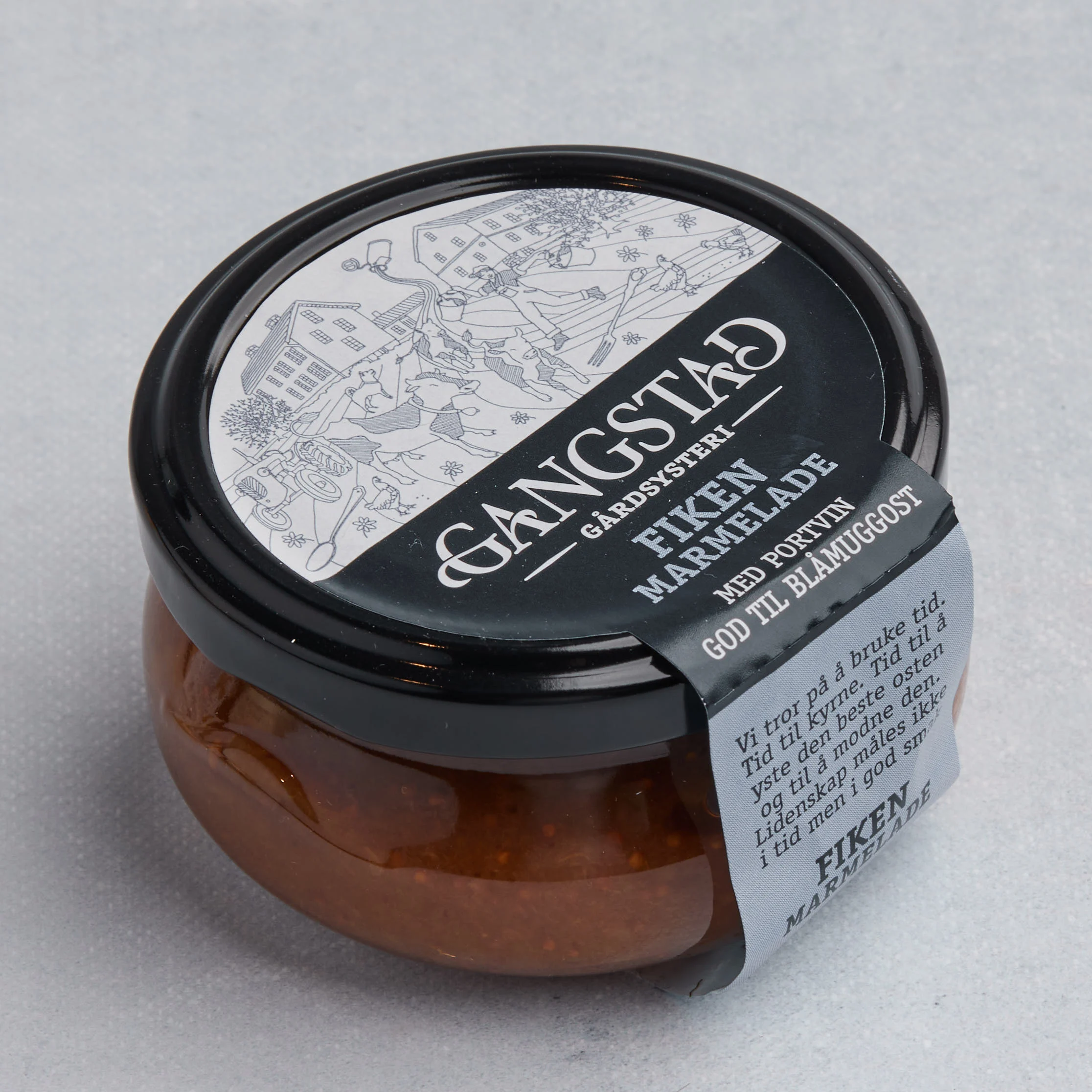 Fikenmarmelade fra Gangstad