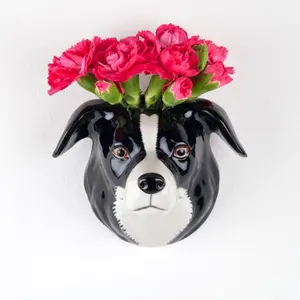 Border Collie vegg vase