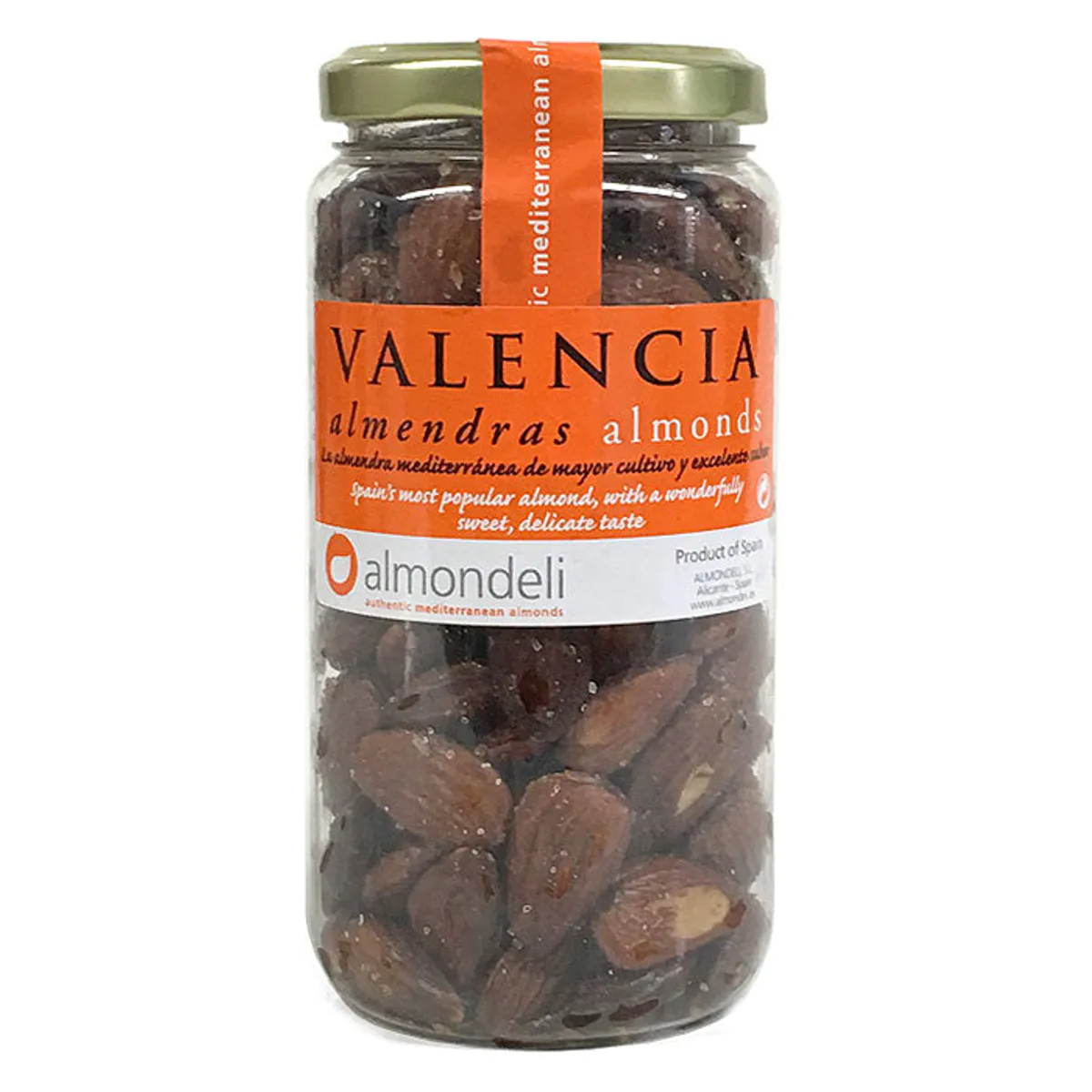 Valenciamandler med skall