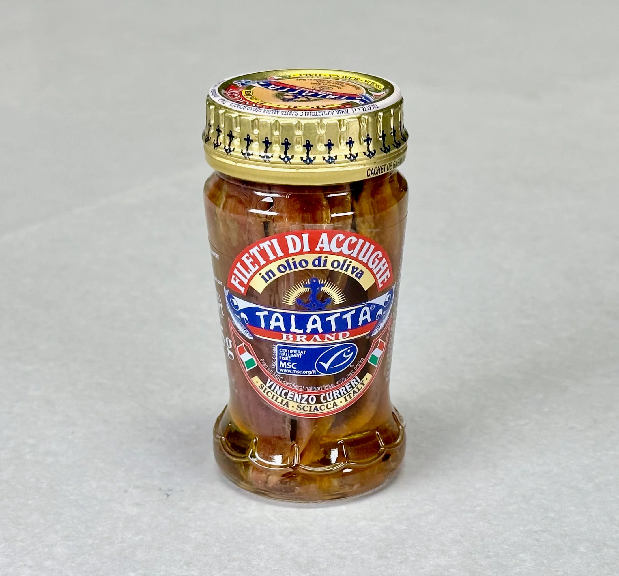 Ansjosfilet, naturell