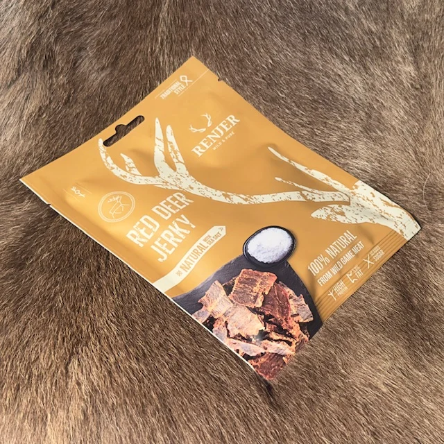 Red Deer Jerky - natural med sea salt