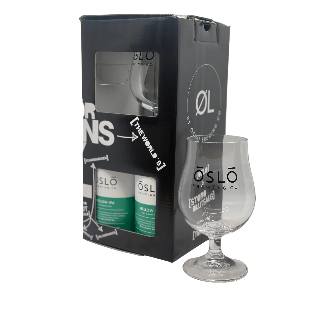 4pak med ølglass