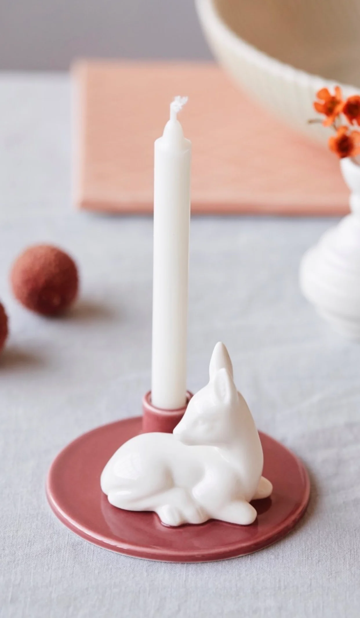 Lysestake med dådyr🦌Dottir