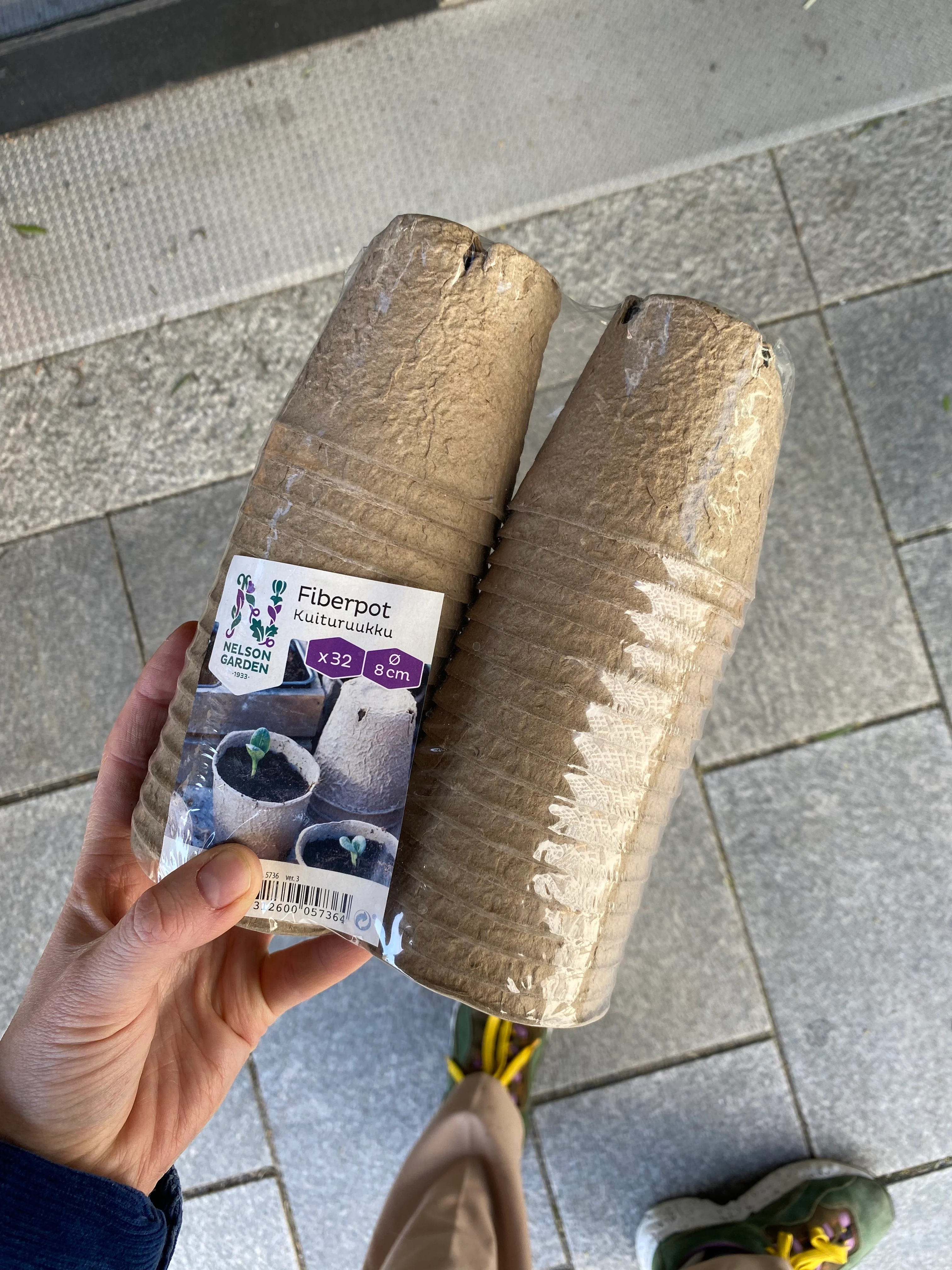 Fiberpot - til å så frø i =)