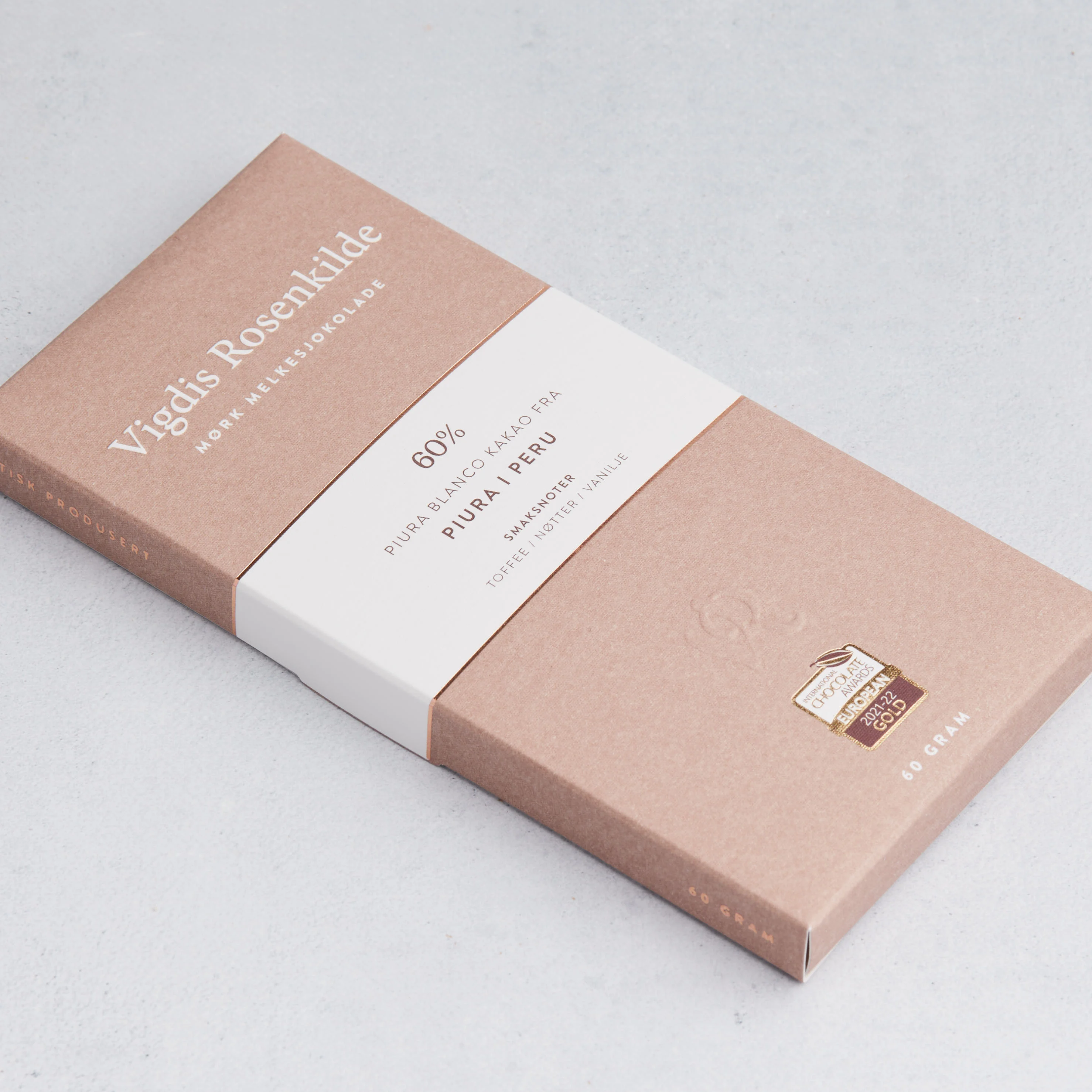 Mørk melkesjokolade 60%