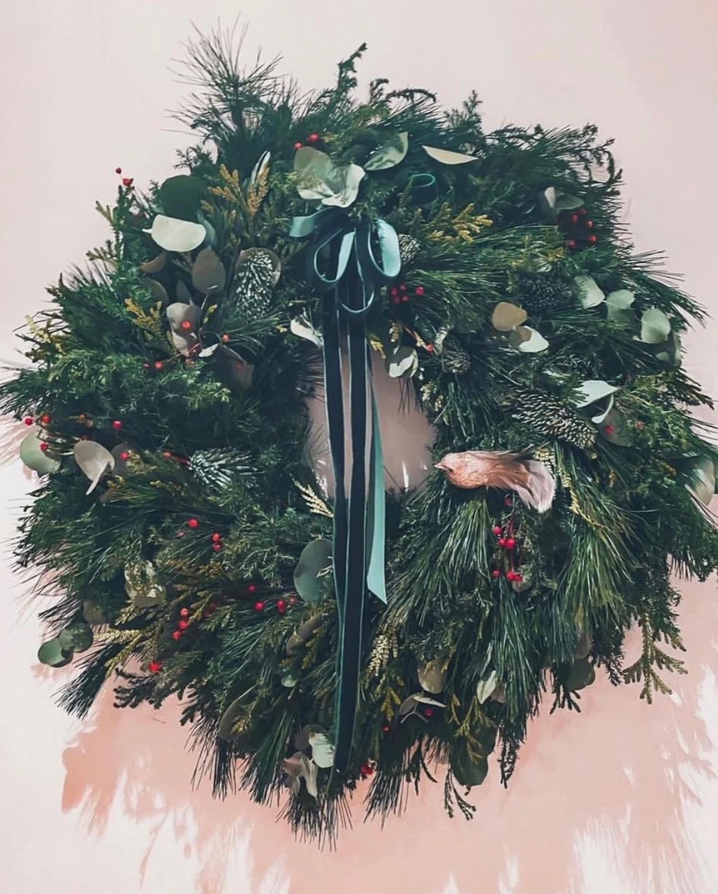 Julekrans - håndlaget <3 Dørkrans