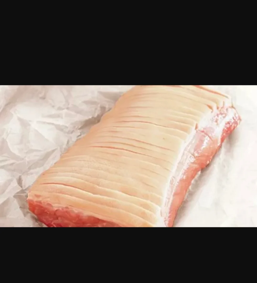 Dansk kamsteg med ben, Frilandsgris