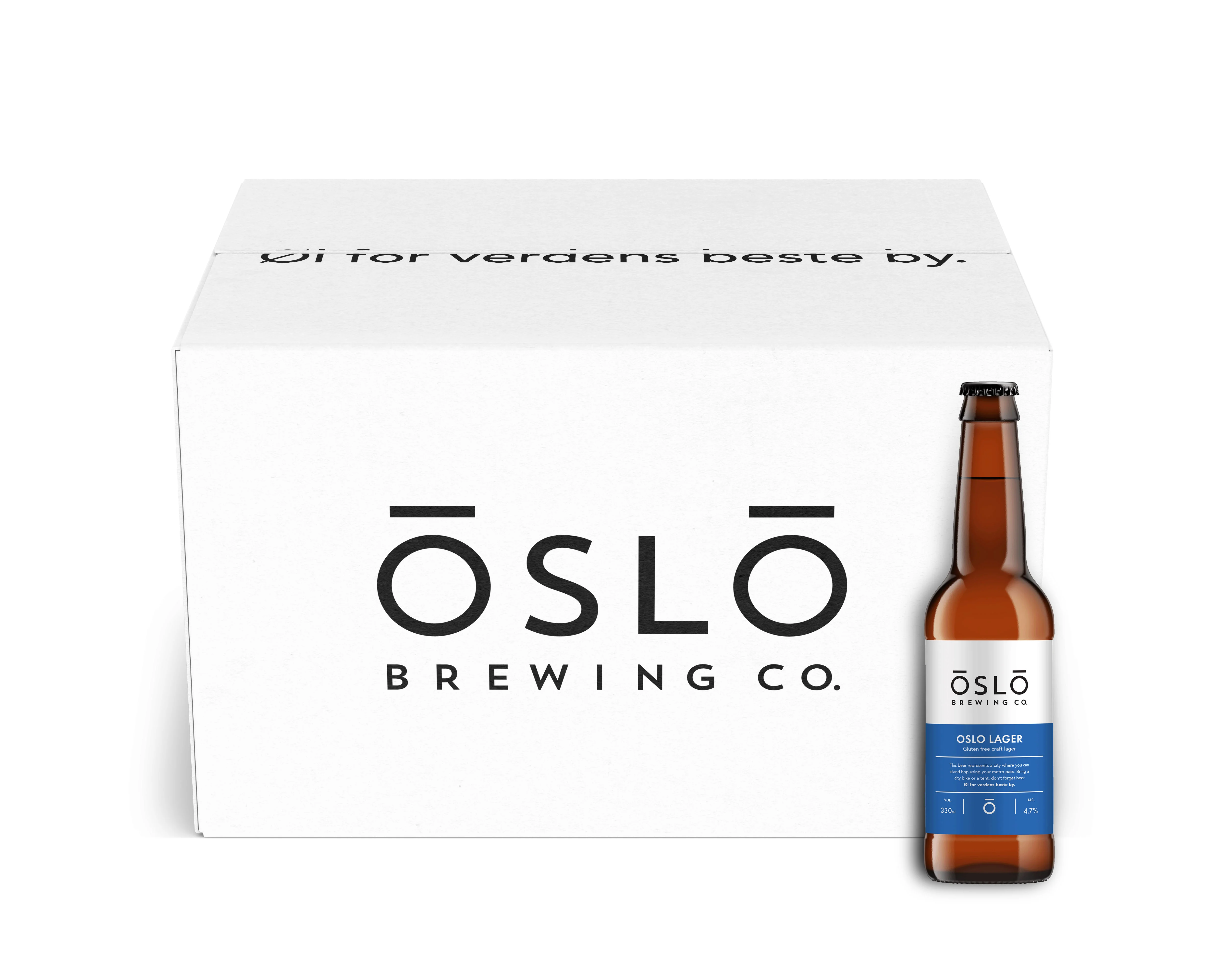 Oslo Lager Kasse 24 x 330ml øl