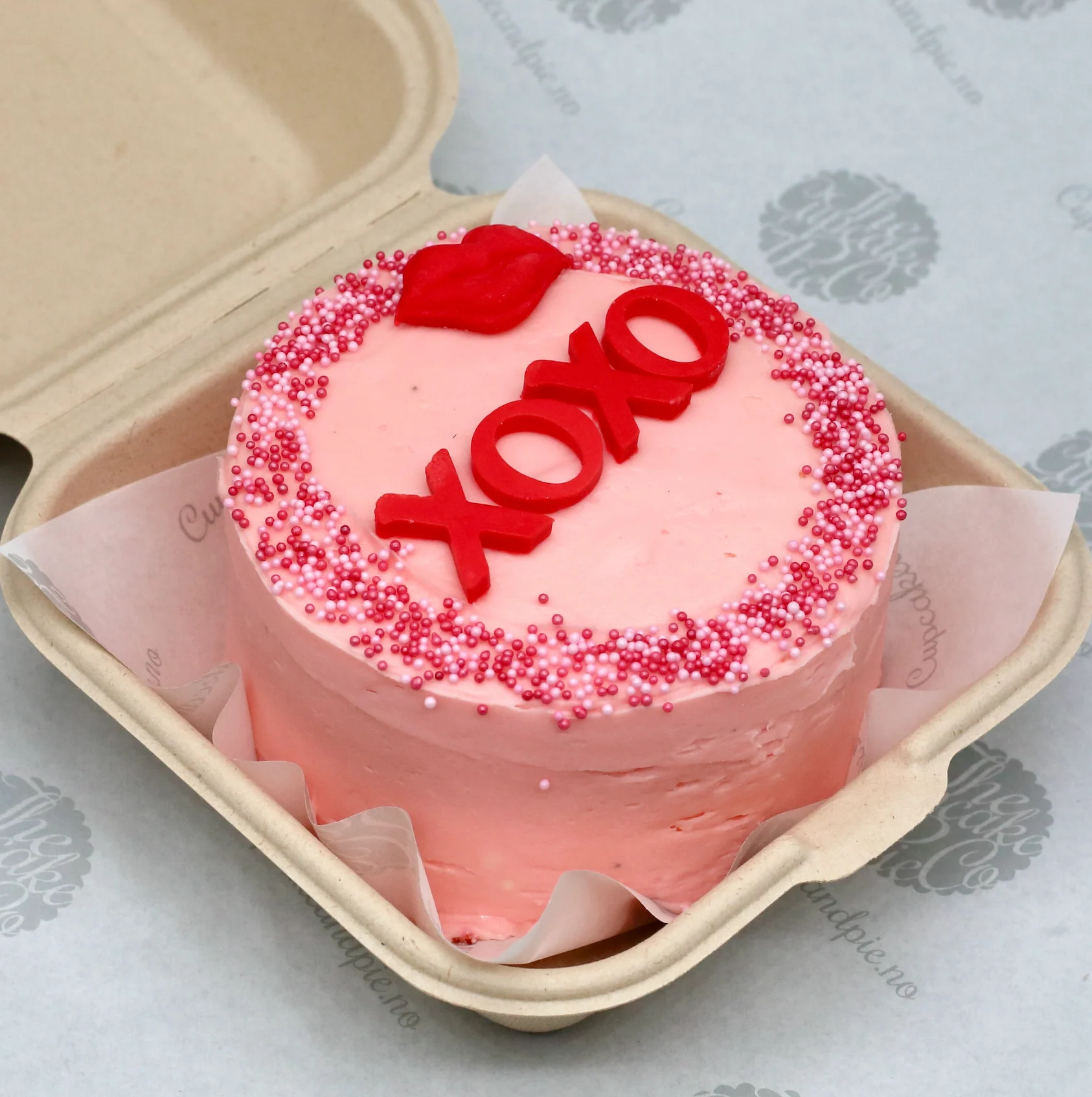 Bento Cake Valentine "xoxo"