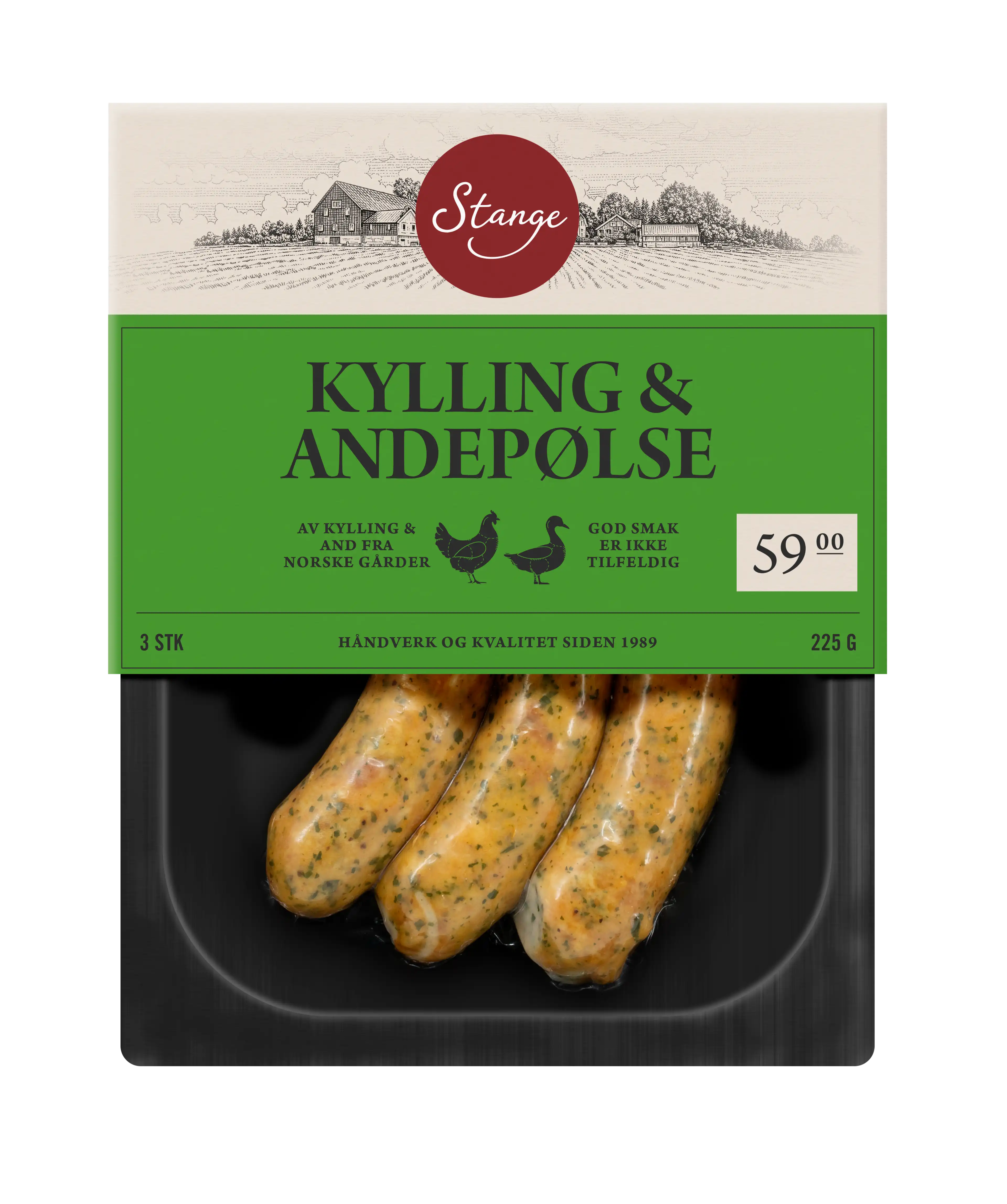 Kylling & andepølse