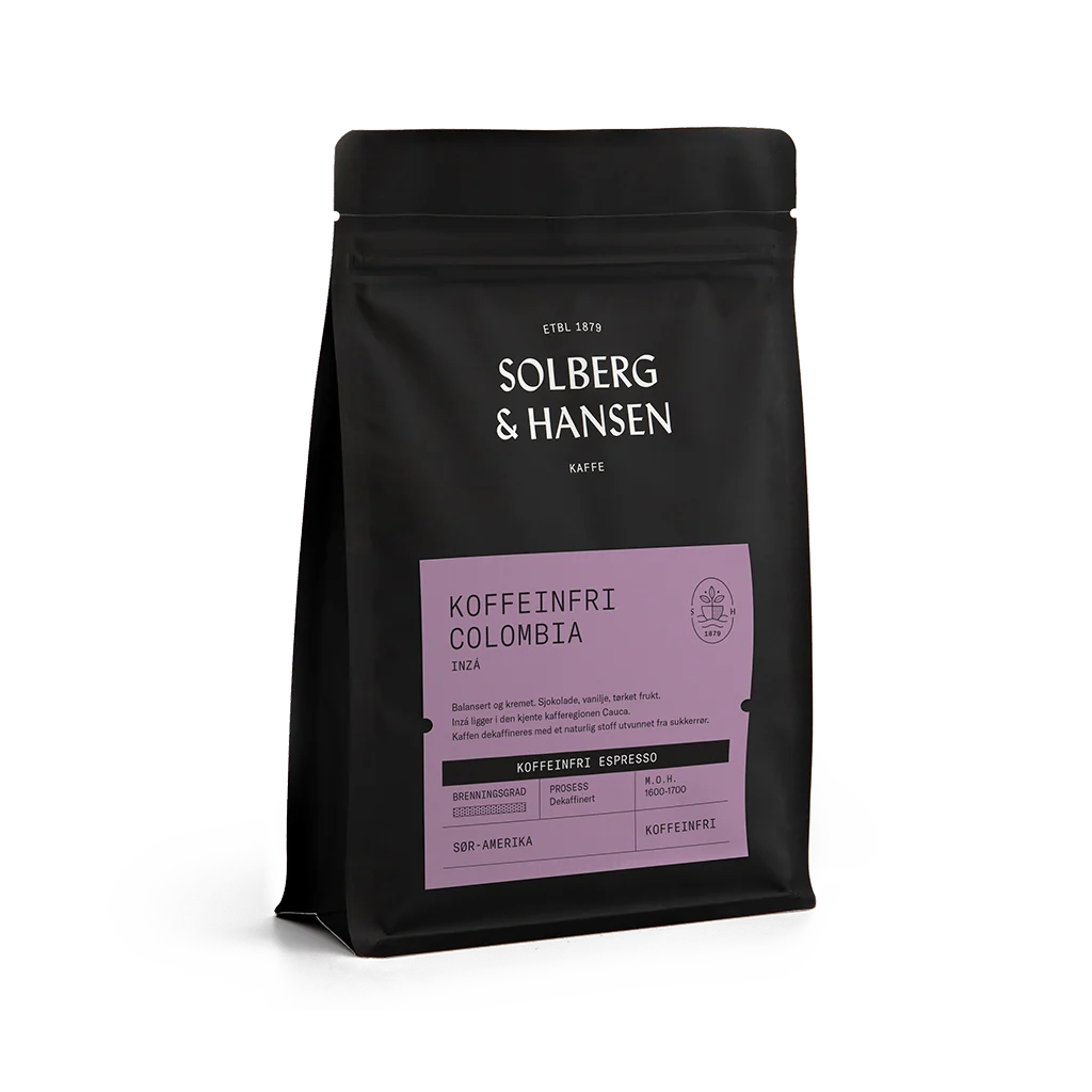 Koffeinfri Colombia - Inza (espresso)