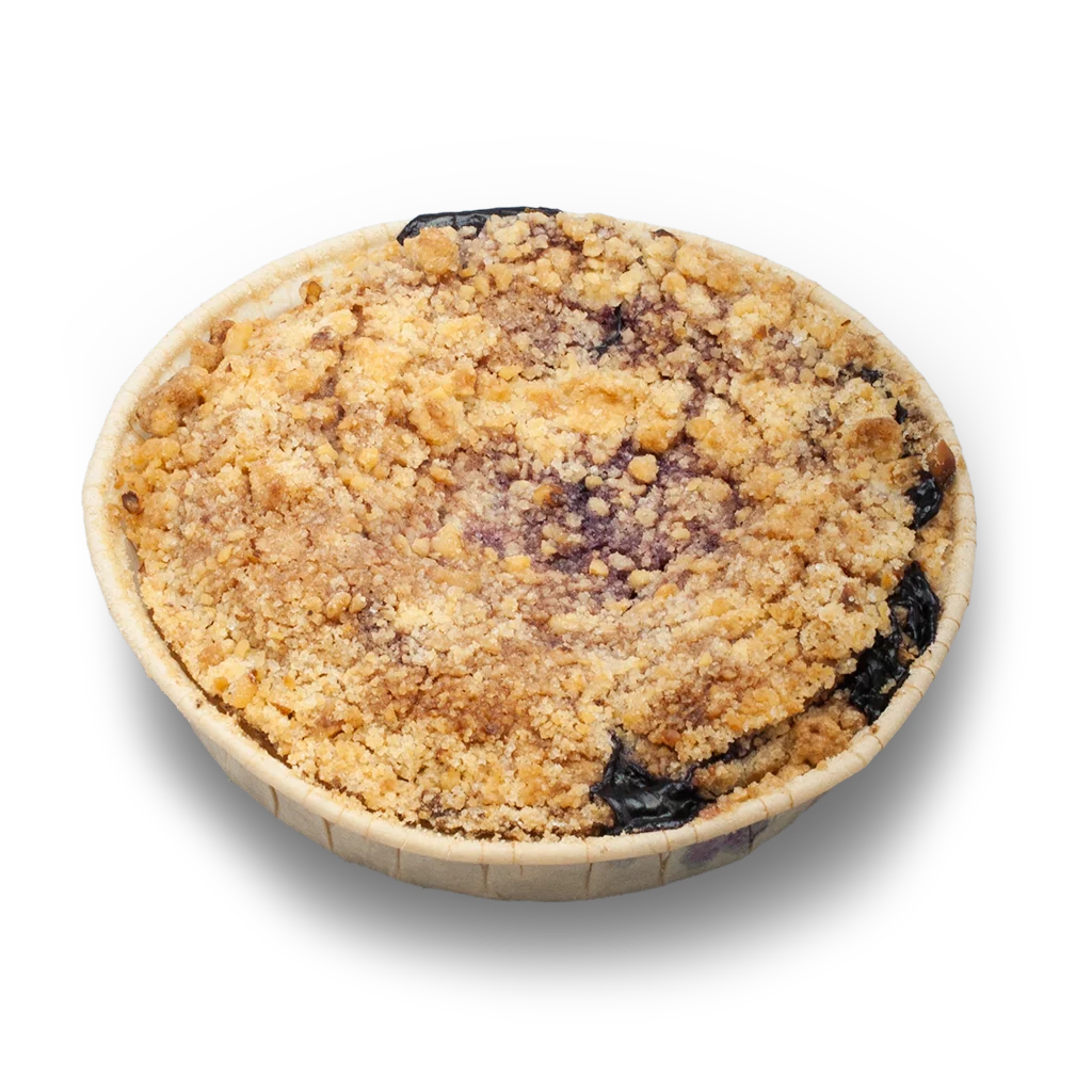 Blåbær smuldrepai stor