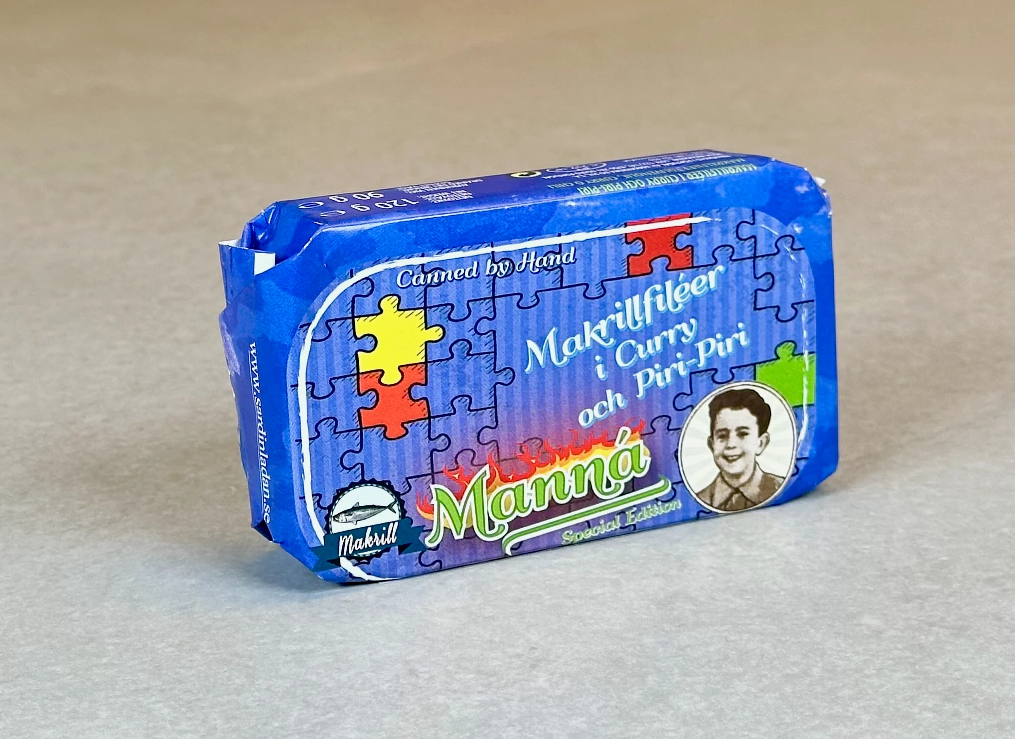 Makrell-filet i curry og piri-piri