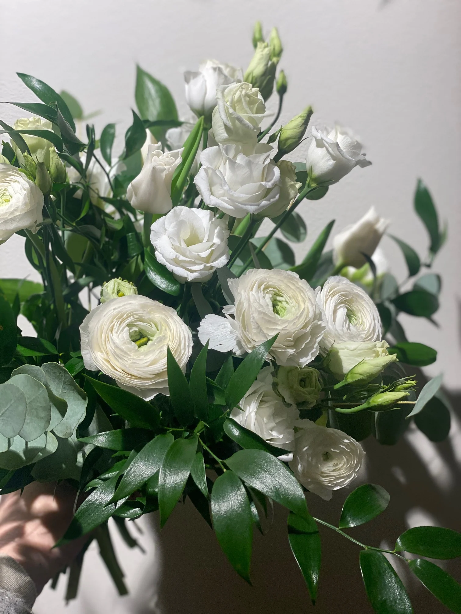 Hvit julebukett ✨ ✨