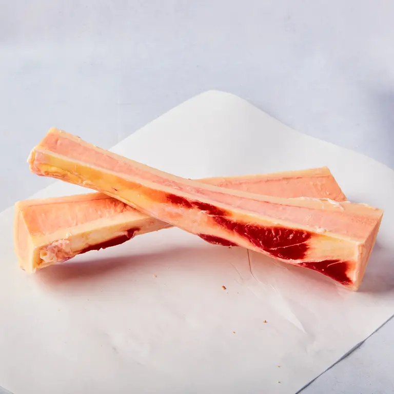 Margben delt på langs