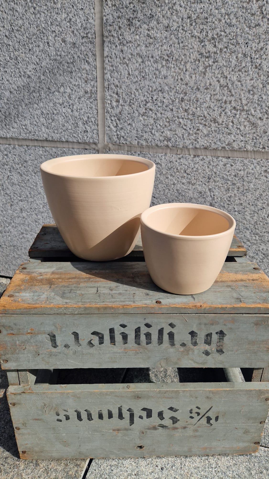 Cream rund potte 🤍