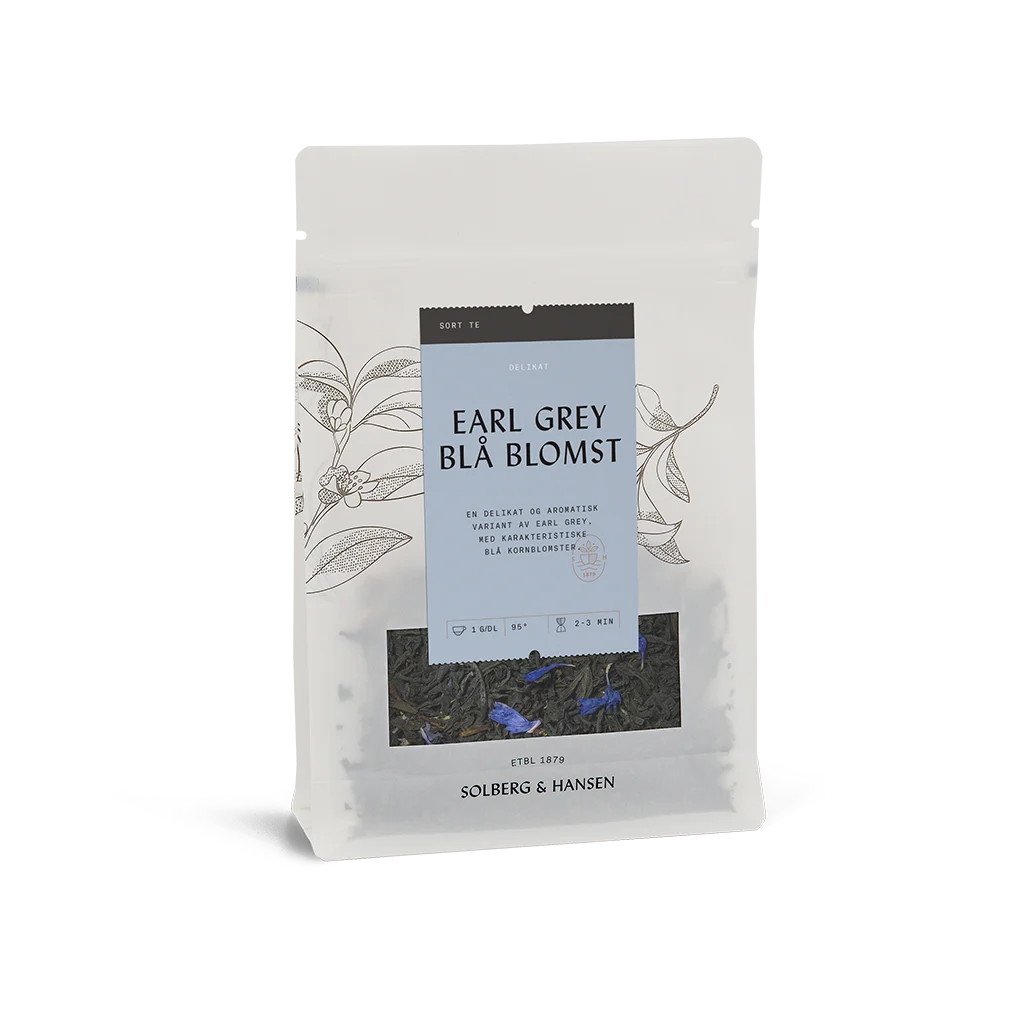 Earl Grey Blå Blomst