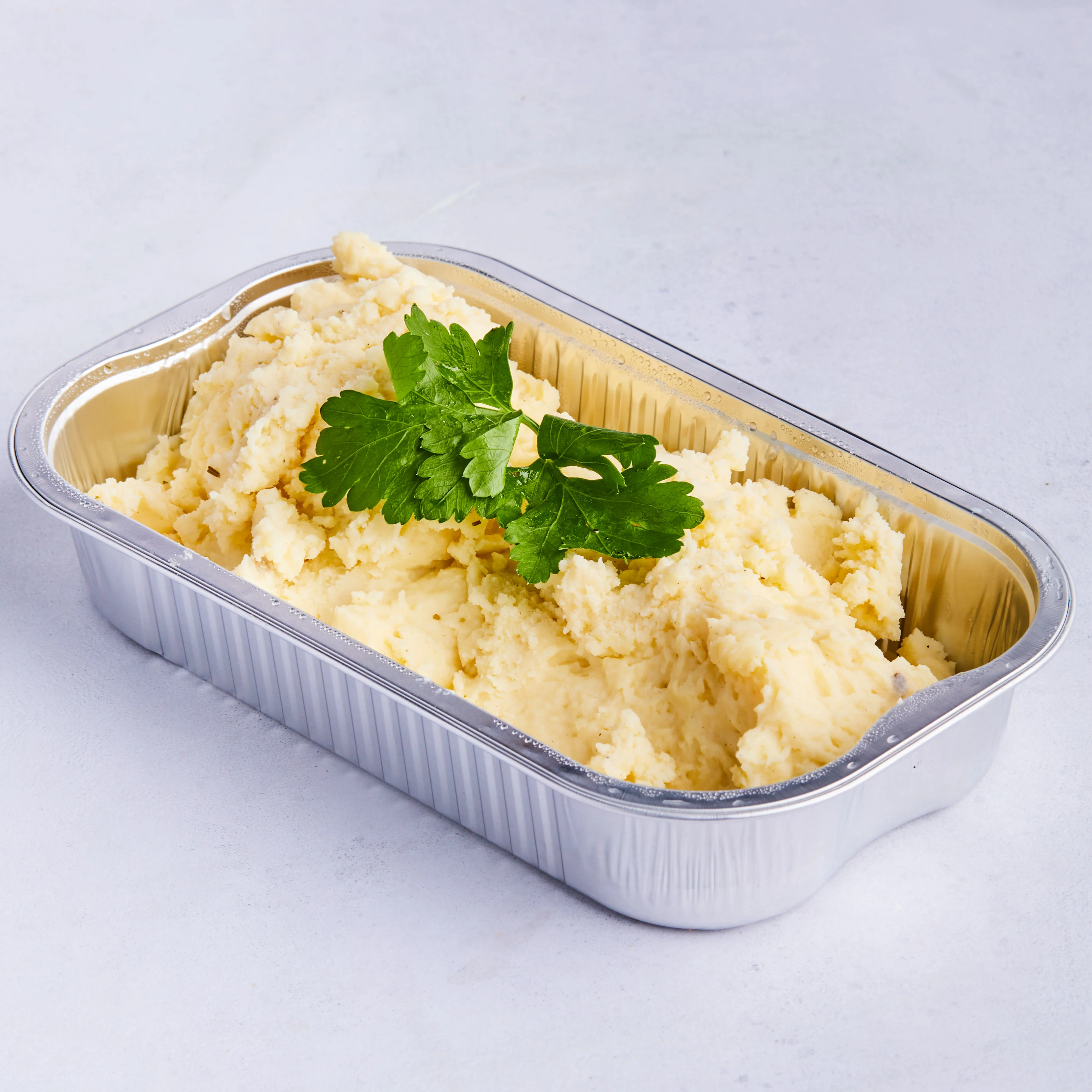 Potetmos med trøffelolje