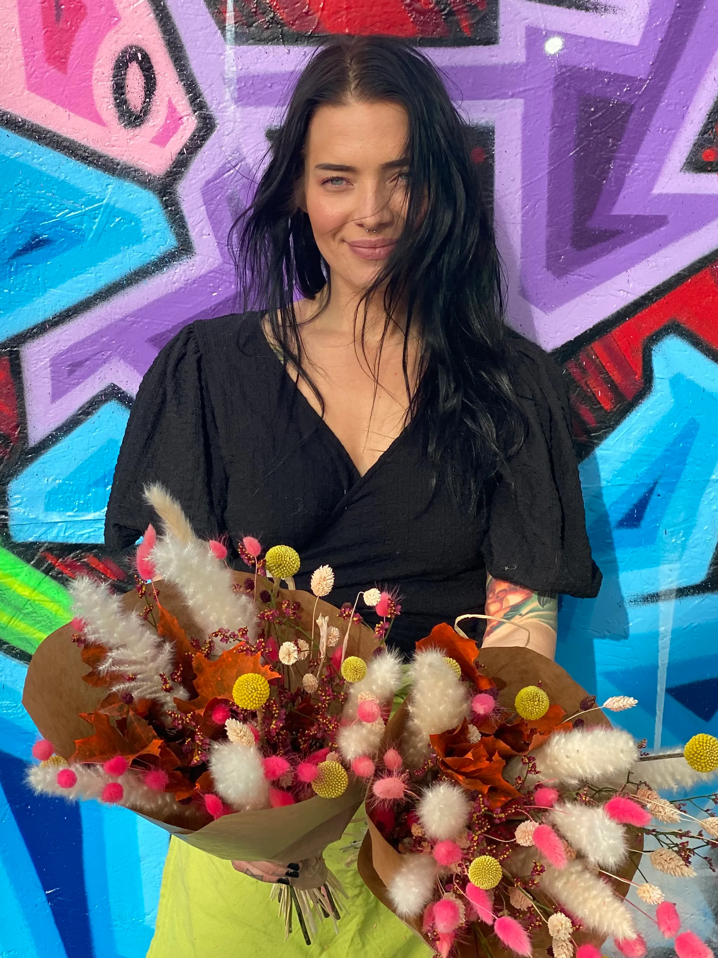 Høstbukett - tørket💛