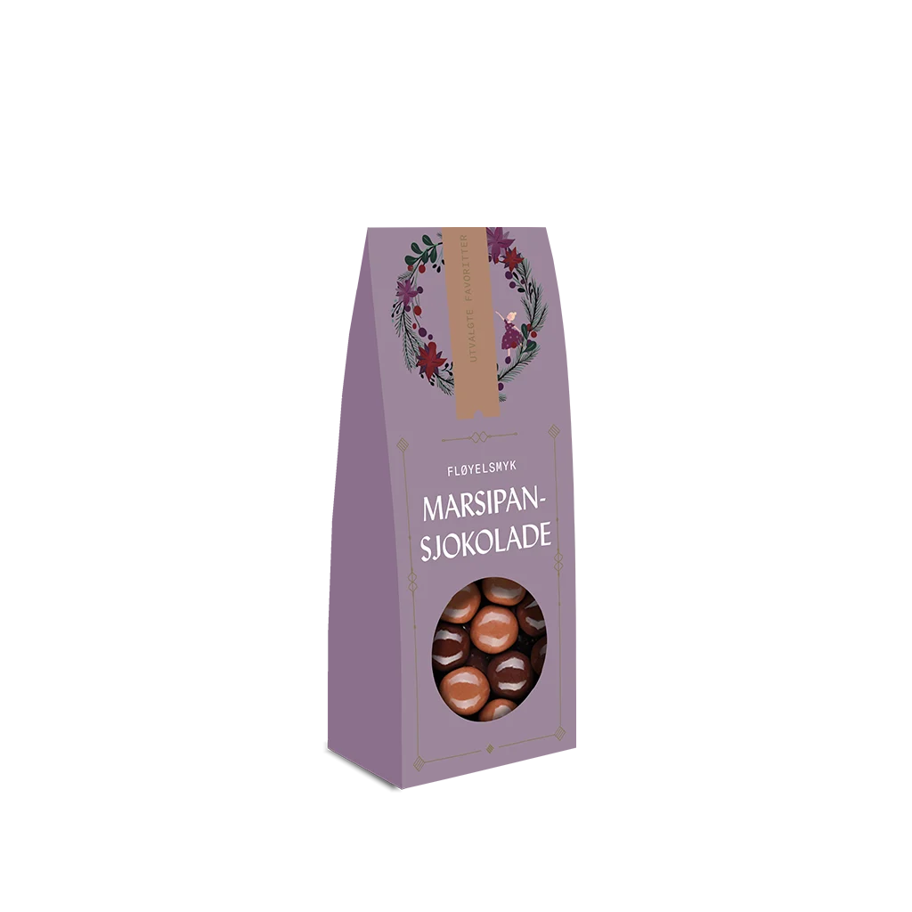 Fløyelsmyk Marsipansjokolade